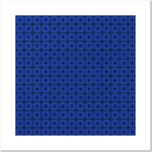 Blue abstract design Posters and Art